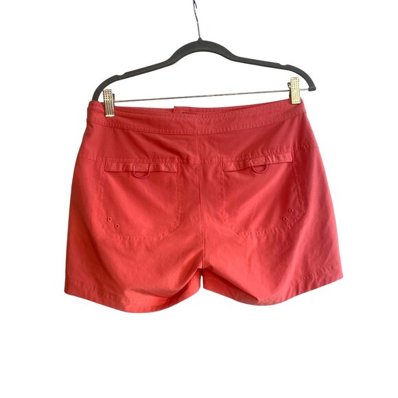 Title Nine Rogue River 5" Shorts W's 6 Coral UPF 50 Quick Dry $65 HTF Color - Picture 4 of 14